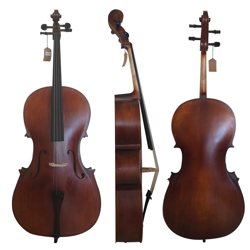 Laminated Spruce Top& Back & Sides; Ebony Fingerboard & Pegs; Metal Tailpiece (LC010H)