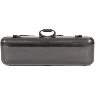 Hydrographics carbon fiber oblong violin case LCVC42H
