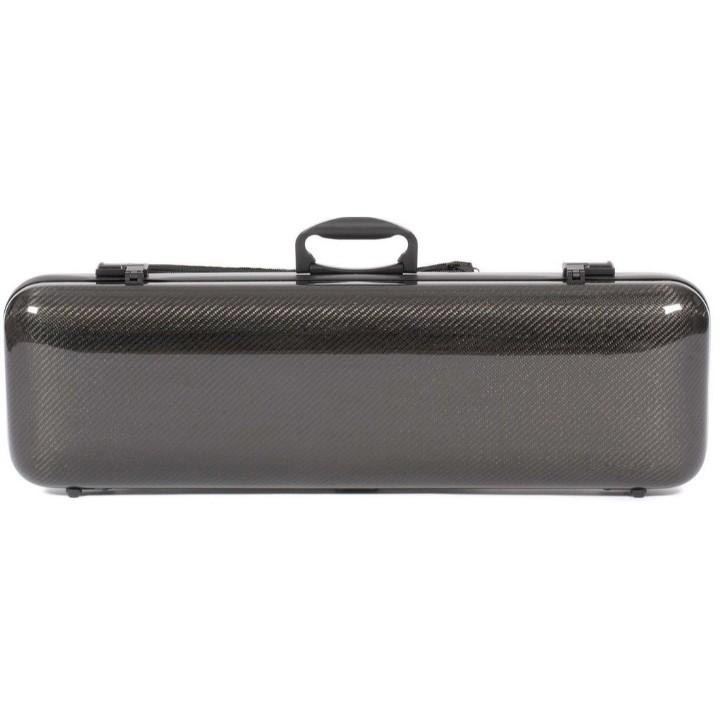 Hydrographics carbon fiber oblong violin case LCVC42H