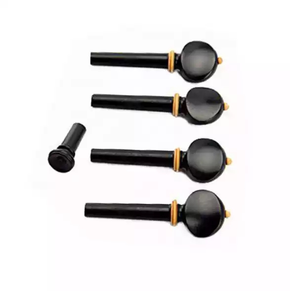 Ebony Fitting Of Hill Model Violin Set