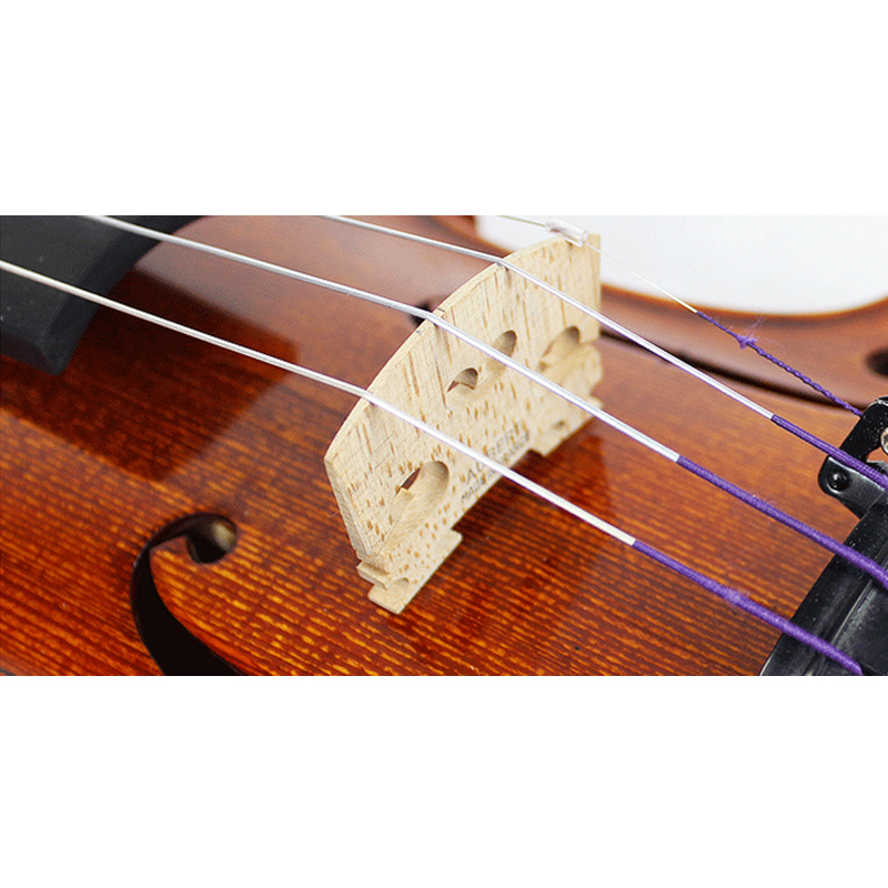 One-Piece Flame European Maple Back Violin Hand-carved Hand-Brushed Spirit Varnished Perfessional Sound violin LV418OP