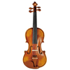 Solid Wood Flame Maple Violin,Hand-varnished Solid Spruce Boxwood Fine Set-up Student Violin（LV414YA）