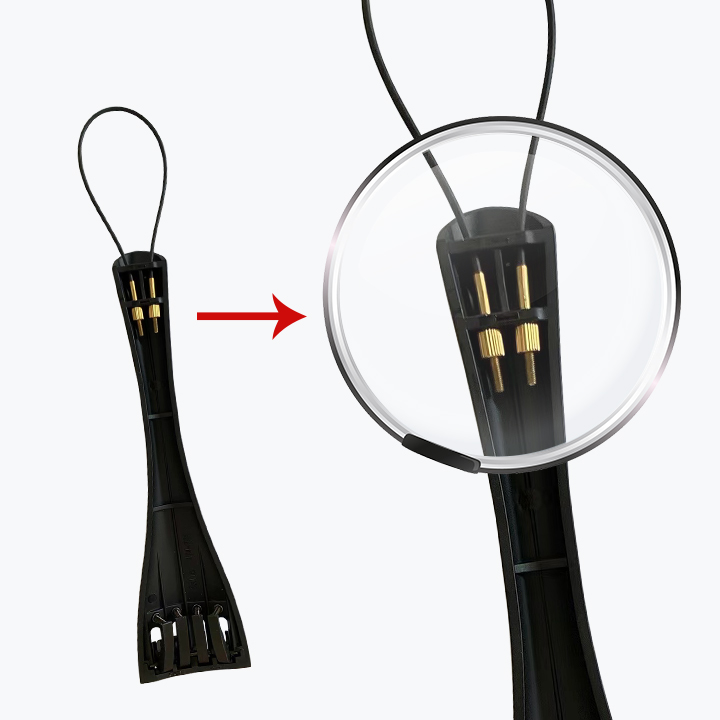 Precision Violin Nylon Tailgut With Brass Screws