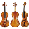 Carved Solid Wood Spruce Top and Lightly-Flamed Maple Back & Sides Antique Flamed Solid Viola (LV014YA)