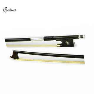 Carbon Fiber Composite Violin Bow Solid Black Economic (LBVC30L)