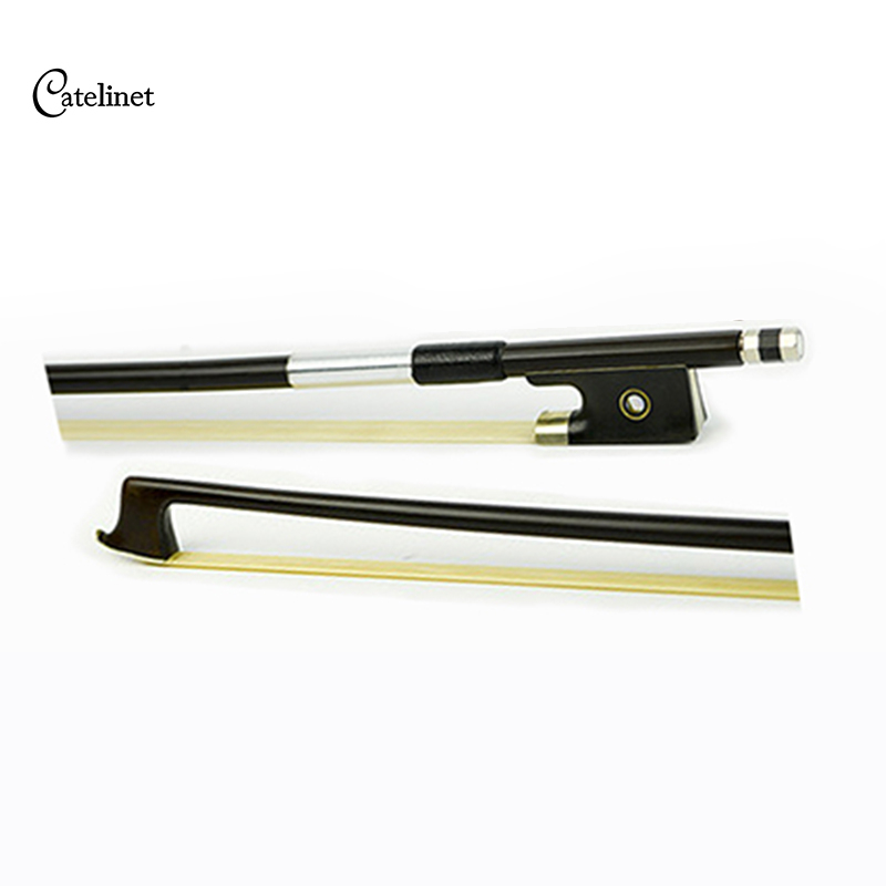 Carbon Fiber Composite Violin Bow Solid Black Economic (LBVC30L)