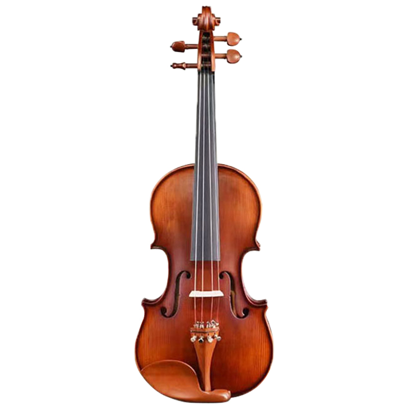 Solid Spruce Top and Solid Maple Back Carved by the high-tec CNC Machine Student Violin (LV412DBAG)